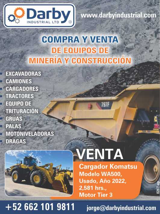 Compra y Venta de Equipos de Mineria y Construccion: Excavadoras, Camiones, Cargadores, Tractores, Equipo de Trituracion, Gruas, Palas, Motoniveladoras, Dragas. Compra y Venta de Equipos de Mineria y Construccion: Excavadoras, Camiones, Cargadores, Tractores, Equipo de Trituracion, Gruas, Palas, Motoniveladoras, Dragas.