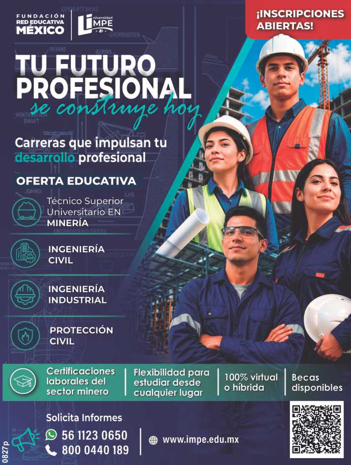 Oferta Educativa: Tecnico Superior Universitario en Mineria. Ingenieria Civil, Ingenieria Industrial, Proteccion Civil. Certificaciones laborales del Sector Minero. Becas Disponibles. Oferta Educativa: Tecnico Superior Universitario en Mineria. Ingenieria Civil, Ingenieria Industrial, Proteccion Civil. Certificaciones laborales del Sector Minero. Becas Disponibles.
