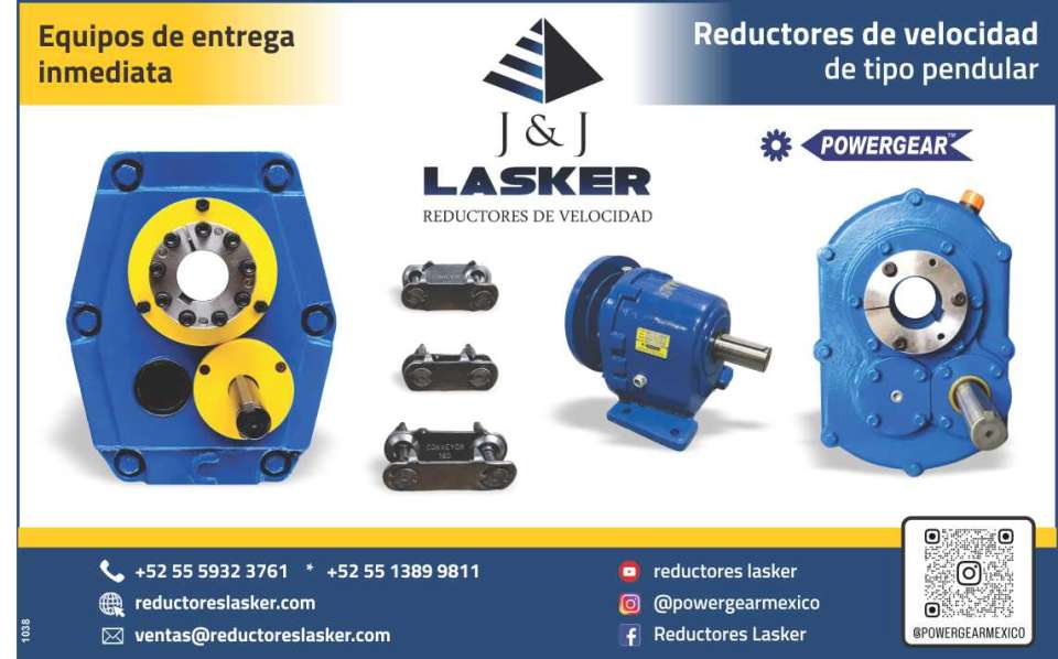 Reductores de Velocidad tipo pendular. Equipos de entrega inmediata! POWERGEAR Reductores de Velocidad tipo pendular. Equipos de entrega inmediata! POWERGEAR