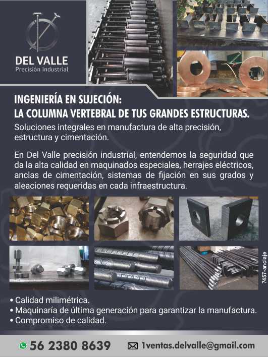 Soluciones integrales en manufactura de alta precision, estructura y cimentacion Calidad milimetrica Maquinaria de ultima generacion para garantizar la manufactura Compromiso de calidad Soluciones integrales en manufactura de alta precision, estructura y cimentacion Calidad milimetrica Maquinaria de ultima generacion para garantizar la manufactura Compromiso de calidad
