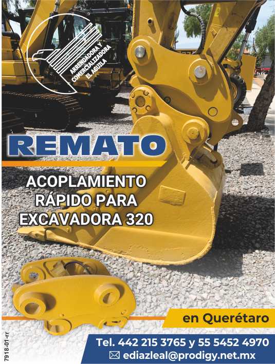 Remato Acoplamiento rapido para Excavadora CAT 320. Queretaro Remato Acoplamiento rapido para Excavadora CAT 320. Queretaro